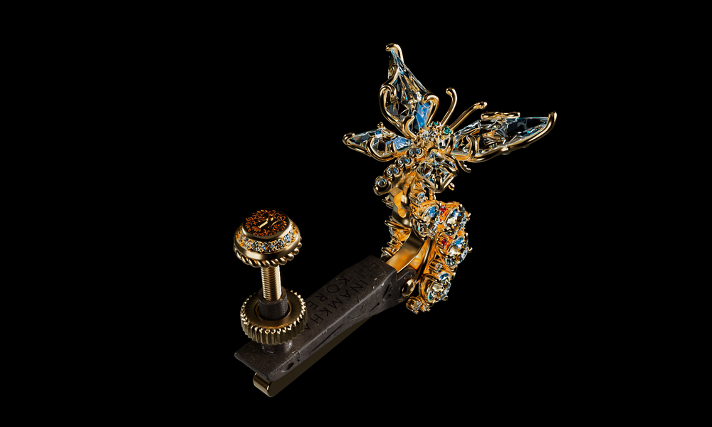 Citrine papillon